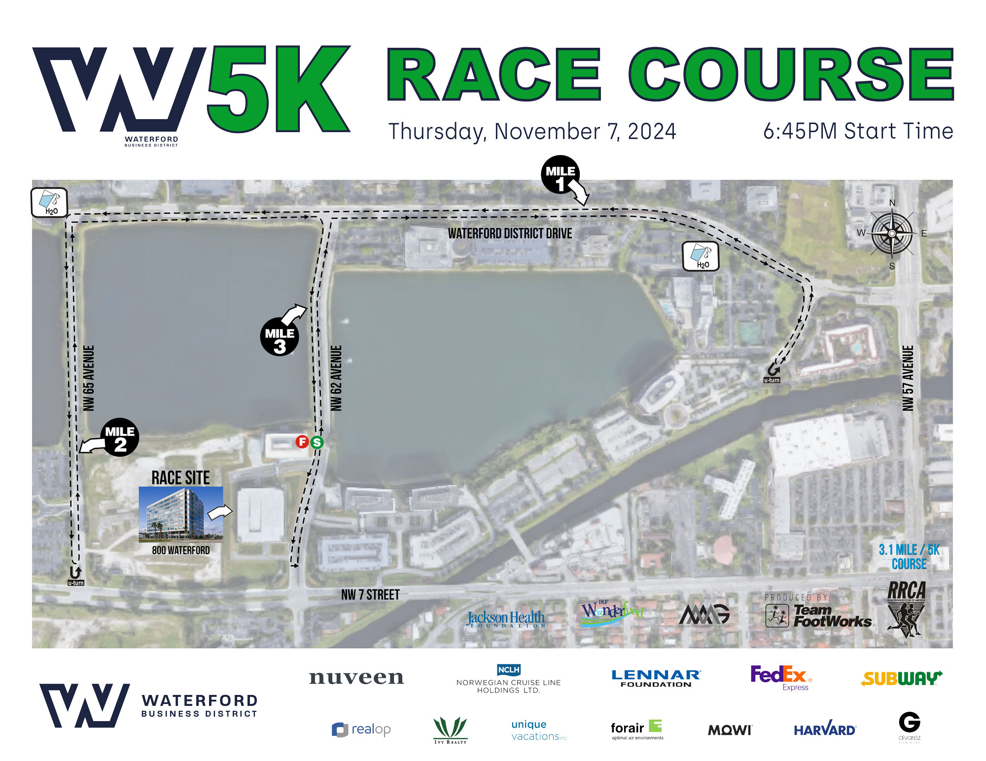 Waterford 5K Course Map