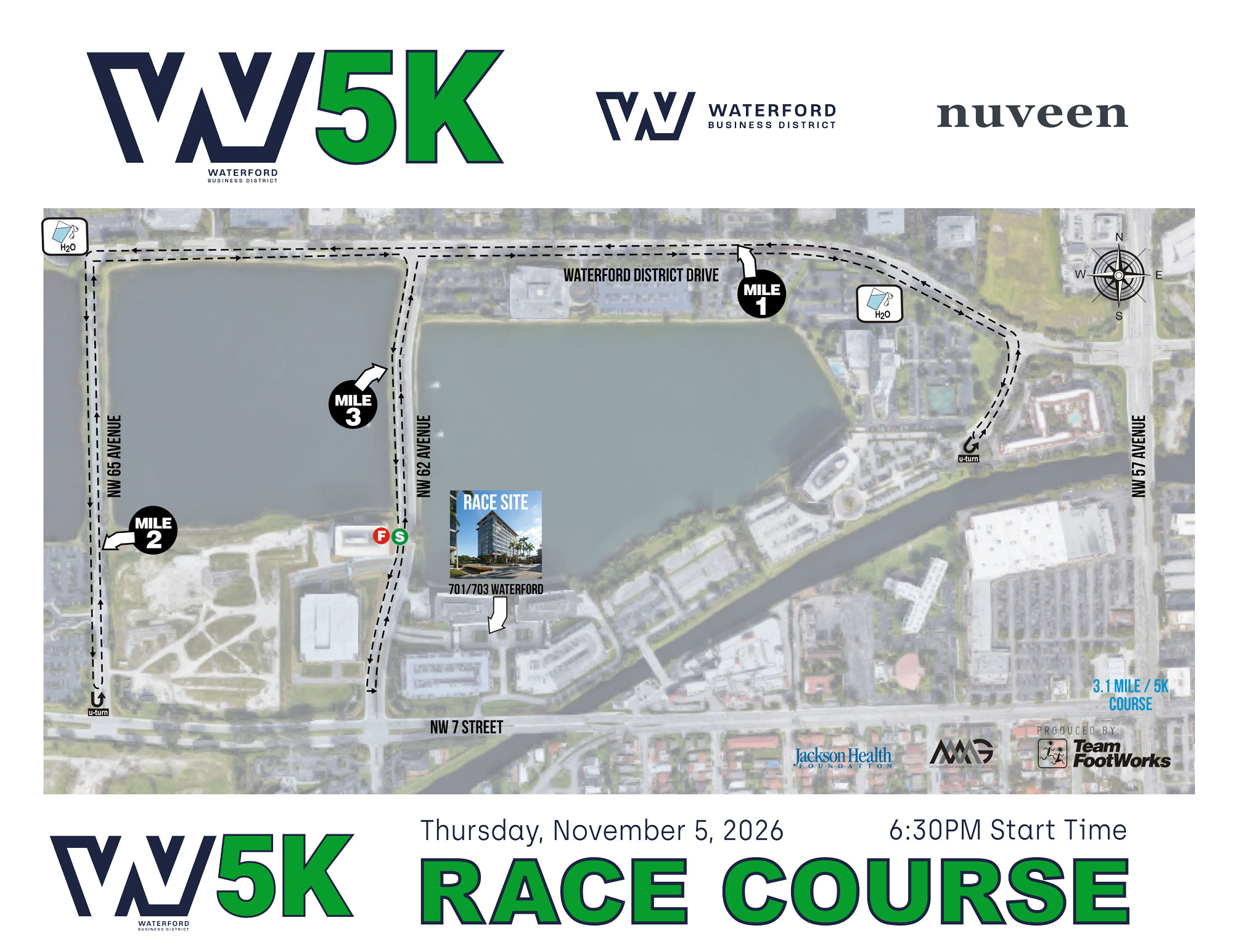 Waterford 5K Course Map